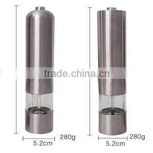 Supply High Quality Electric Pepper Grinder Salt and Pepper Mills Electric Pepper Mill 265g thumbnail-1