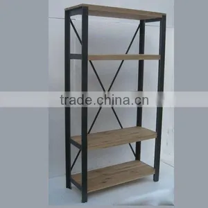 OA-4009 Mental Frame French Style Furniture Antique Bookshelf Wooden Bookshelf thumbnail-1
