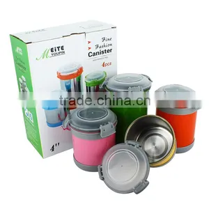 2016 Wholesale Kitchen Storage/sale Stainless Steel Food Canister Sets,candy Jar,mason Jars thumbnail-5