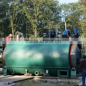 Continuous Automatic Pyrolysis Waste Tire Pyrolysis to Oil Machinewith High Oil Yield thumbnail-1
