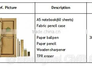 Eco Friendly Stationery Good Teacher Gifts Wholesale Packed in Craft Paper Box thumbnail-4