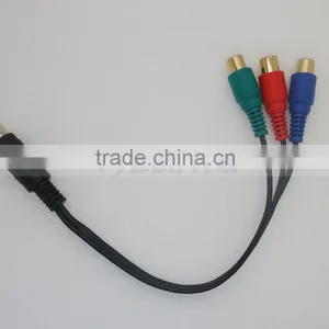 Red Blue Green S VHS 7PIN 9PIN Mini Din Male To Cinch RGB Female RCA Video Cable Cord thumbnail-2