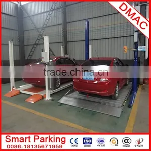 Home 4 Post Car Parking Lift / Car Lift Parking System thumbnail-4