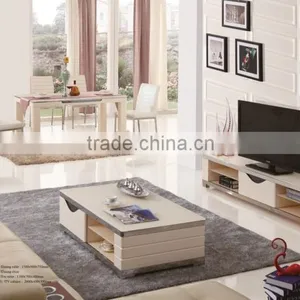 Living Room Design Tempered Glass End Table thumbnail-1