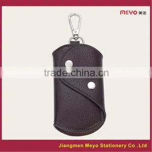 2015 New Commercial Promotional Customized Made Genuine Leather Key Card Wallet MEYOKW130 thumbnail-2