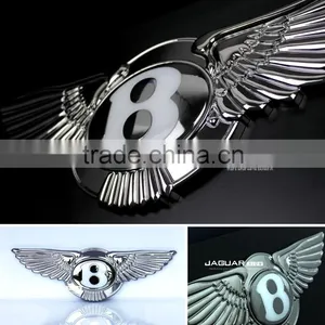 2016 New Product Car Decoration Accessories Acrylic Car Logo Emblems thumbnail-2