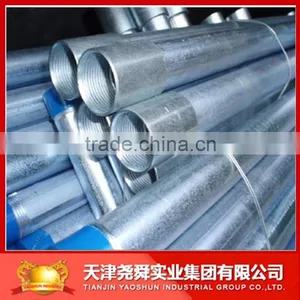 Hot Dip Galvanized Round Steel Pipes YS91 thumbnail-1