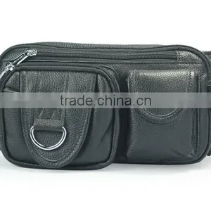 Fashion Fanny Pack Waterproof PU Sport Waist Bag With Multi-pockets Wholesale in Donguan thumbnail-1