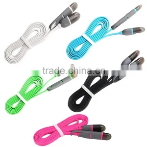 Good Looking Usb Multi 2 in 1 Charger Data Cable ,2 in 1 Usb Cable for Cell Phone thumbnail-6