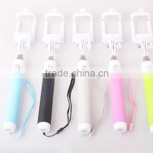 Hot New Lovely Chirstmas Gift Extendable Handheld Mini Foldable Monopod Blue Tooth Selfie thumbnail-1