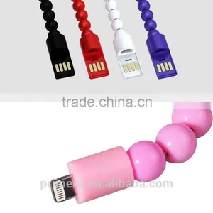 Universal Micro to USB Cable Beads Bracelet Charging Sync Data Cable Cord for Samsung Smartphone Tablet thumbnail-5