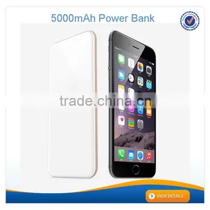AWC840 Newly 5000mah Usb Mobile Phone Charger 2.5 D Glass and Titanium Alloy 5v 2a Charger Fast Usb Charger for Iphone 6 thumbnail-1