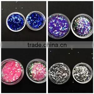 Beautful Nail Sequin Glitter Nail Art Kit 1 Set 12 Color 3D Nail Art Decoration Nail Art Bottle Tip Set thumbnail-3