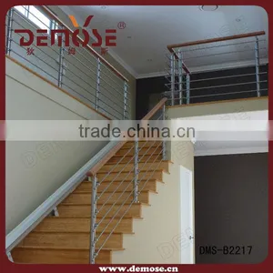 Staircase Stainless Steel Wood Railing With Good Price thumbnail-1
