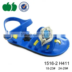 Cheap Wholesale Cute Flat Children Jelly Sandals for Girl thumbnail-4