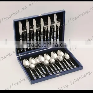 Stainless Steel 24pcs Disposable Tableware Sets, Unique Dinnerware thumbnail-1