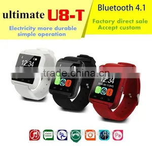 U8 Smart Watch Wrist Watch Phone Mate Bluetooth U8 For Android1.44"LED U8 Pro Bluetooth Watch Touch Screen thumbnail-1