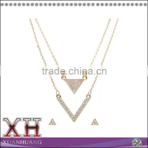 Xuan Huang Factory Jewelry Setting Cubic Zirconia Jewelry SET thumbnail-1