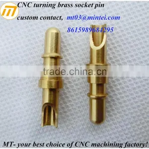 Custom Precision Gold Plated Brass Pogo Pin Contact Pin thumbnail-1