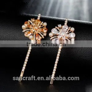 Two Colors Fine Decorative Fine Hair Claws thumbnail-1