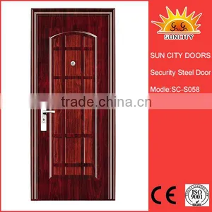 SC-S058 China's Best Quality Burglar Proof Steel Door Chinese Security Doors thumbnail-1