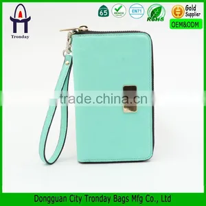 Wholesale PU Leather Women Wallet Female Clutch Wallet for Phone 6 thumbnail-1