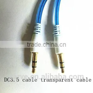 High Quality DC3.5 Cable Transparent Cable Auto Data Link Cable Six Colors thumbnail-1