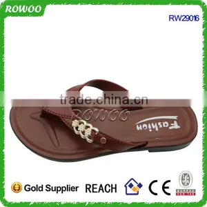 Comfort PVC Fashion Beach Lady Slipper Women Sandal China Shoe Factory thumbnail-3