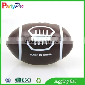 Partypro Ningbo Factory Promotional High Quality Hottest Custom Rubgy Shape Juggling Stress Ball thumbnail-2