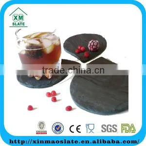 Slate Coaster Black Drink Coaster Bar Wine Coaster thumbnail-1