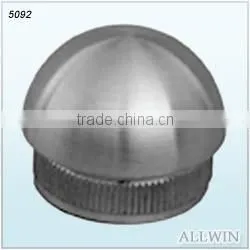 Stainless Steel Round Tube Arched End Cap thumbnail-4