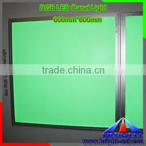 Hot!!!CE RoHS Listed 36W 595x595MM 600x600 RGB LED Drop Ceiling Light Panel thumbnail-3