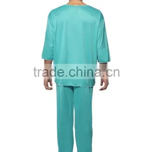 Adult Surgeon Fancy Dress Costume Scrubs Doctor Hospital Uniform Stag Night thumbnail-3