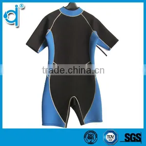 Close-fitting Waterproof Yellow and Blue Neoprene Diving Suit thumbnail-3