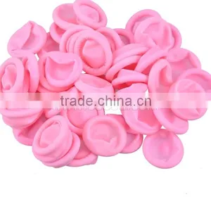 Cheap ESD Powder Free Bright Pink Latex Finger Cots Cleanroom Pink Finger Cot thumbnail-1