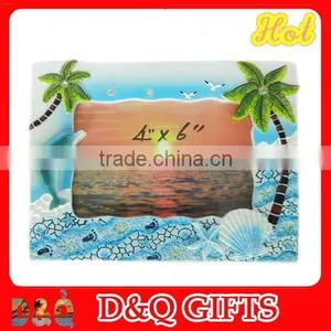 Resin Mosaic Souvenir Photo Frames With Small Turle thumbnail-5