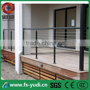 Cable Wrought Iron Stair Railing Systems thumbnail-1