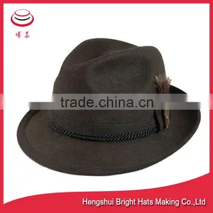 2016 Fashionable Wool Felt Fedora Hats Hunting Hats thumbnail-1