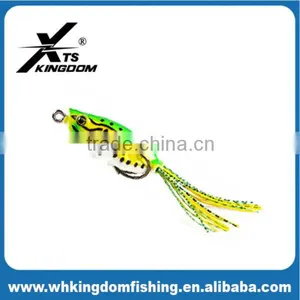 55mm 11g Top Water Soft Plastic Fishing Lure Frogs thumbnail-2