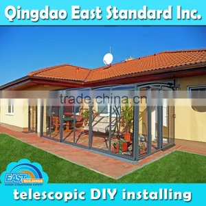 Made in China Polycarbonate Sheet and Aluminum Alloy Green House thumbnail-4