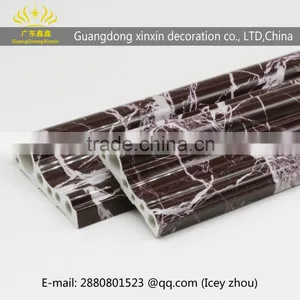 Factory Price Interior House Design Construction Fireproof Material Violet Red Molding Line thumbnail-4