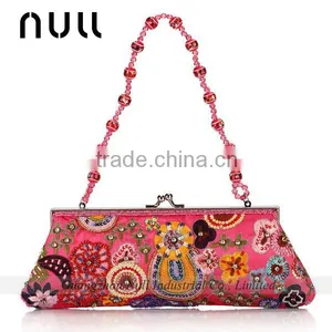 Customized National Embroidery Clucth Bags / Purses thumbnail-6