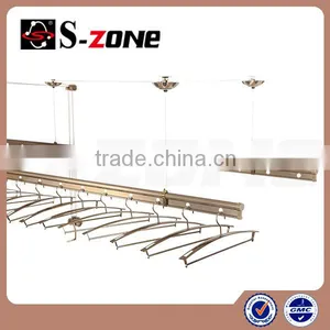 Hand Lifting Clothes Drying Hanger Rack Make in China thumbnail-1