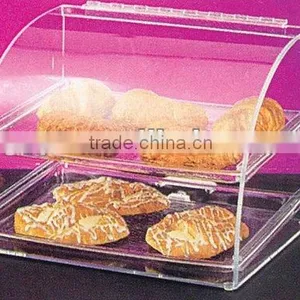 2 Tier Acrylic Bakery Display Showcase Cupcake Display Cabinet thumbnail-1