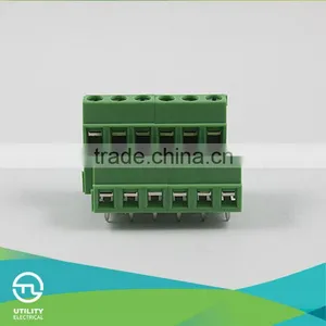 Electrical Screw Brass Tin Plated Terminal Block Connectors MU1.5HM2L 5.08mm 6P for Pin Block Terminal Connector thumbnail-2