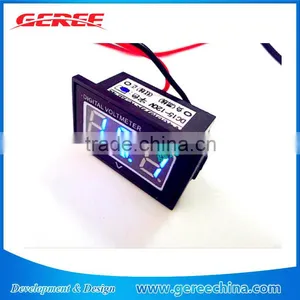 BLUE Display DC15-120V Digital Voltmeter Waterproof thumbnail-1
