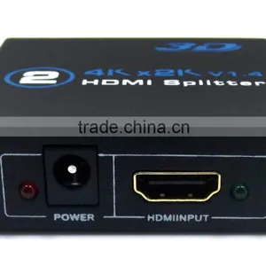 HD MI 2.0 Splitter 4K 1080P Port H DMI Splitter 1 in 2 0ut Audio Video Converter Support HDCP 3D With 5V Power Adpter thumbnail-5