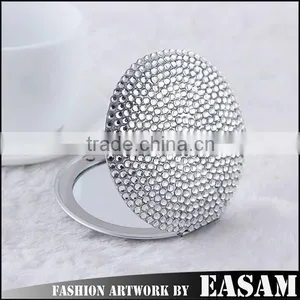 Easam Hot Handmade Full of Rhinestone Compact Mirror for Gift thumbnail-1