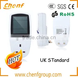 2014 Newest UK 230V 13A Watt Power Energy Voltage Meter Analyzer With High Quality thumbnail-1