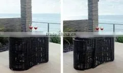 Poly Rattan Bar Table thumbnail-1